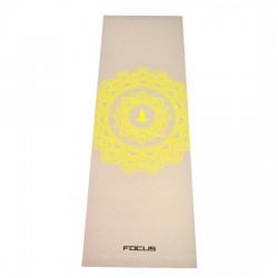 Yoga mat Focus Fitness - 173 x 61 x 0.5 cm - Grijs met print