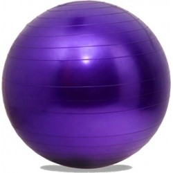 DW4Trading® Yoga fitness gym bal 65 cm paars