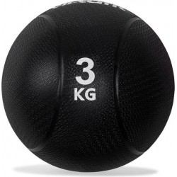 VirtuFit Medicijnbal Pro - 3 kg - Rubber - Zwart