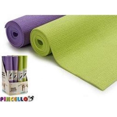 Yoga mat - groen - antislip - antibacterieel - wasbaar- 173 x 61 cm