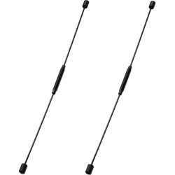 relaxdays 2 x swing stick zwart - swingstick 160 cm - swingstaaf – swingstang