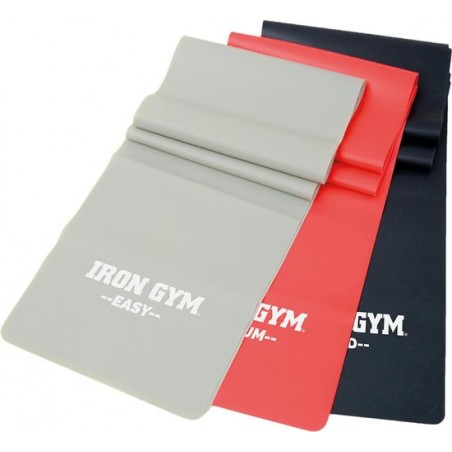Iron Gym - Weerstandsbanden Set van 3 Powerband - Fitnesselastiek