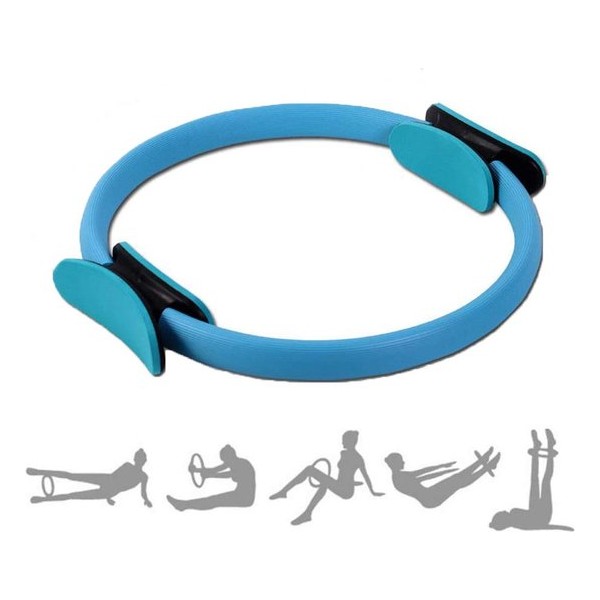 Fox Goods Pilates Ring - Yoga Ring - Sport Ring - Fitness Ring - Yoga Oefeningen - Blauw - 38CM