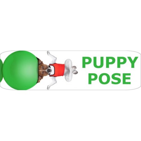 Yoga mat Puppy pose 180 x 50 cm - Antislip
