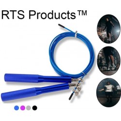 RTS Products™ - Speedrope - aluminium springtouw - lagers - BLAUW - volwassen - fitness - crossfit - stevig - fit - kickboxing