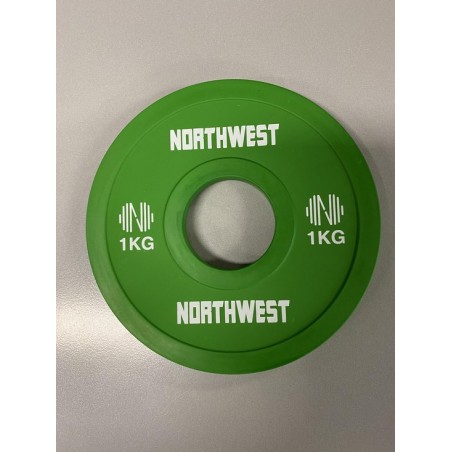 Northwest Fractional Halterschijf | Change Plate | 2 x 1 KG | Groen