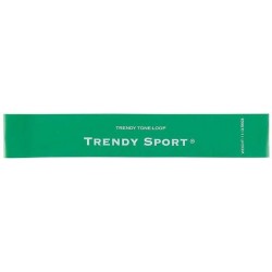 Trendy Sport - Tone-Loop - naadloos - groen - medium weerstand - 50 mm x 0.7 mm x 30 cm - Weerstand 11-13.5 kg - aerobic