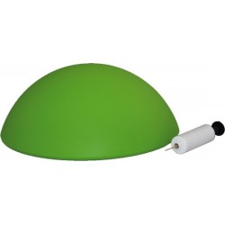 Schildkröt Fitness - Dynamische Halve Bal  met mini pompje - Hoogte 16,5 cm - Groen