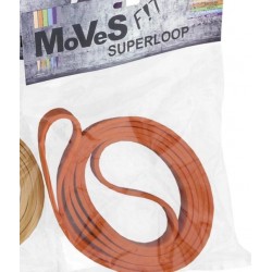 Powerband Medium - Oranje - MoVeS F!T - Fitness elastiek