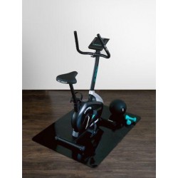 Onderlegmat / beschermmat voor fitnessapparaten - Zwart - 120x150 cm