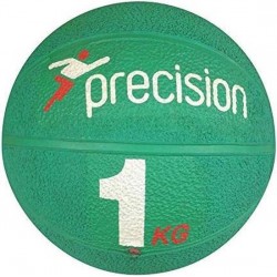 Precision Medicine-bal 1 Kg Rubber 18 Cm Groen