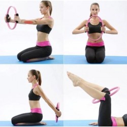 Pilates ring Roze| Yoga oefeningen | Yoga ring | Fitness ring | Workout | 38 cm