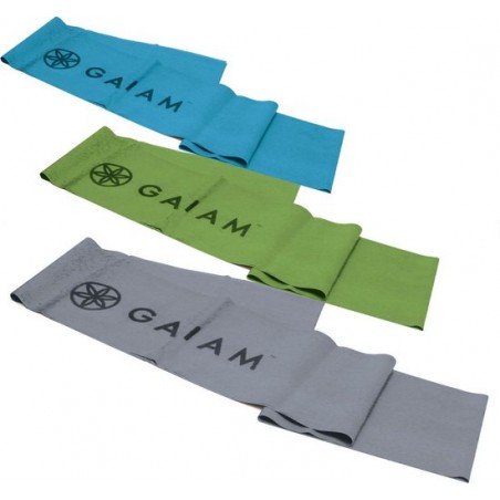 Gaiam - Restore Strength & Flexibiliteit - Yoga Kit - blauw - groen - grijs