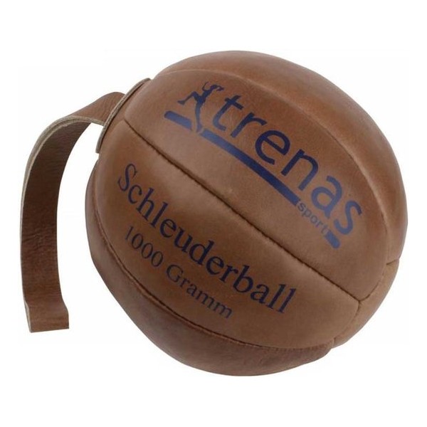 Trenas - Slingerbal - Schleuderball - Leer - 1 kg - Ø 21cm - Lus lengte 28 cm
