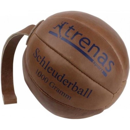 Trenas - Slingerbal - Schleuderball - Leer - 1 kg - Ø 21cm - Lus lengte 28 cm