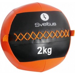 Sveltus Wallball 2 Kg Zwart/oranje