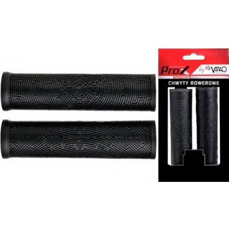 ProX Velo Fiets Handvatten - Mountainbike/MTB - Zwart - lengte: 2 x 125 mm