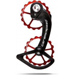 Ceramicspeed Oversized Pulley Wheel System Shimano 10 + 11S Alloy Rood