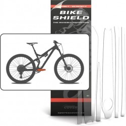 Bikeshield frame bescherming Crank shield glossy protectie sticker | fiets folie