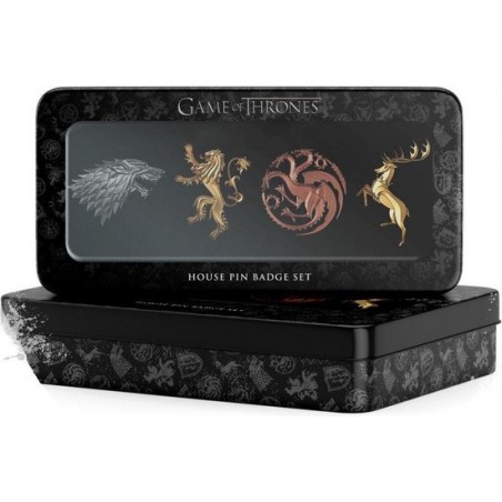 Game of Thrones Four Main Houses Collector Pin Set