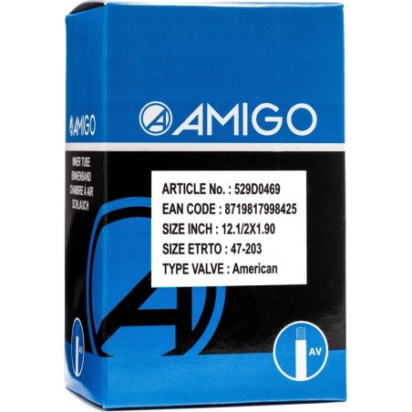 Amigo Binnenband 12 1/2 X 1.90 (47-203) Av 48 Mm