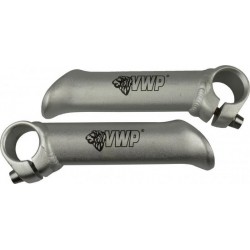 Vwp Bar Ends 10 Cm Aluminium Zilver 2 Stuks