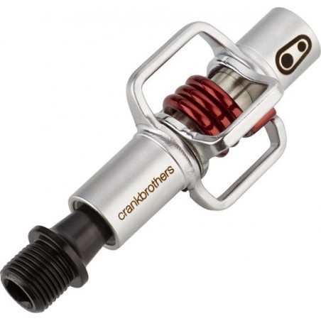 Crankbrothers Eggbeater 1 Pedalen, silver/red