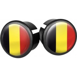 Velox Stuurdoppen België 20 Mm Geel/zwart/rood