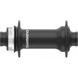 Voornaaf Shimano Deore HB-MT410 Center Lock - 36 gaats - 15 mm steekas - 100 mm inbouw - zwart