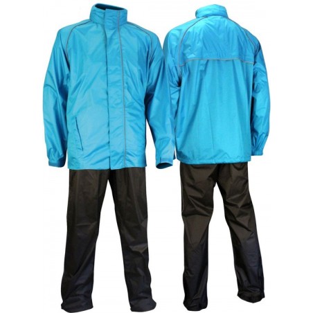 Ralka Regenpak - Comfort - Azuurblauw/Antraciet - XL