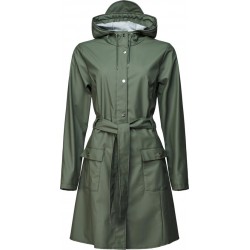 Rains Curve Jacket Olive Dames - Maat M/L