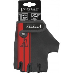 Ventura Fietshandschoenen Lycra Zwart/rood Maat L/xl