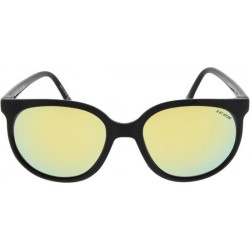 ICON Sport Zonnebril BLAZE - Zwart montuur - Geel spiegelende glazen - GEPOLARISEERD (p)