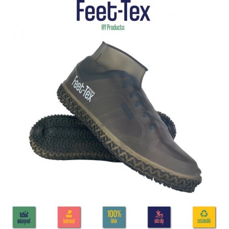 Feet Tex Regen Overschoenen - Duurzaam - Anti Slip - Waterdicht - Size: L