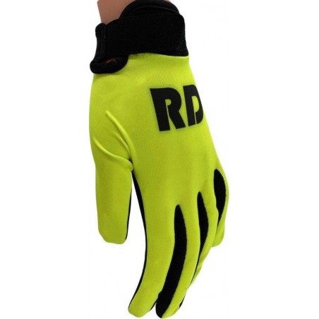 RD Sportswear Development Line gloves Fluor Geel BMX MOTO MTB handschoenen kinderen maat 4 Youth M