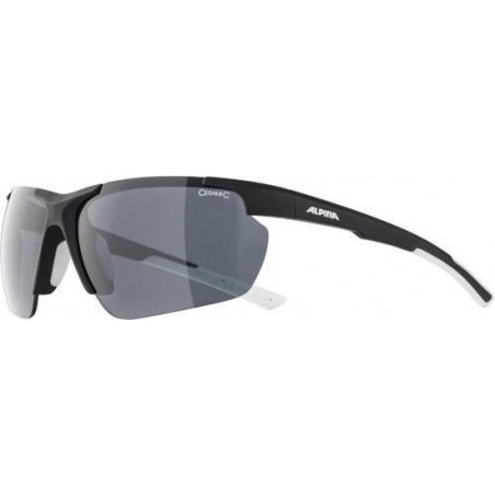 Alpina Sports Alpina bril Defey HR black white matt