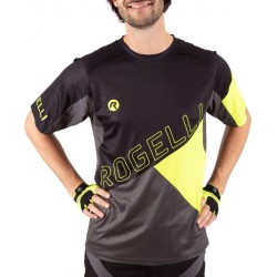 Rogelli Adventure Mountainbike Shirt  Fietsshirt - Maat XL  - Mannen - zwart/grijs/groen
