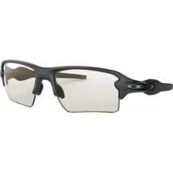 Oakley Flak 2.0 XL - Sportbril - Steel / Clear Black Iridium Photocromatic