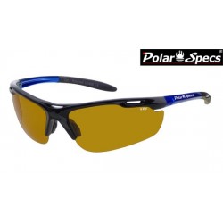 Polar Specs® High Definition Contrast Velocity Sport PS9041 – Metallic Blue Frame – Polarized HD Daytime – Medium – Unisex