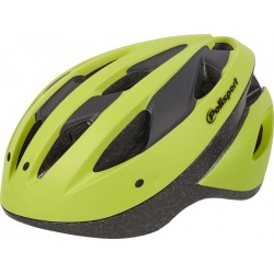 Polisport Sport Ride fietshelm - Maat L (58-62cm) - Fluor geel/mat zwart