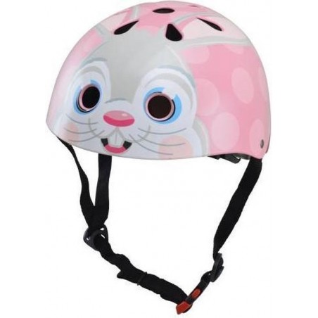 Skate- & fietshelm bunny pink | Kiddimoto
