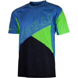 Rogelli Adventure Mountainbike Shirt  Fietsshirt - Maat XL  - Mannen - blauw/zwart/groen