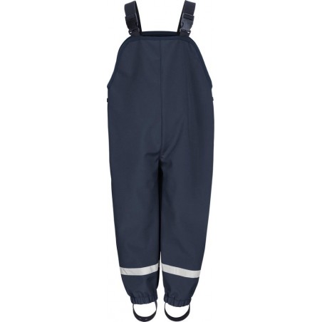 Playshoes - Softshell broek met bretels voor kinderen - Donkerblauw - maat 128cm