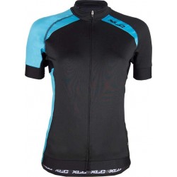 XLC Pro Shirt - Fietsshirt - Dames - Korte  Mouw - Maat  L - Zwart/Turquoise