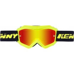 Kenny Kinder Crossbril Track+ Neon Yellow/Iridium