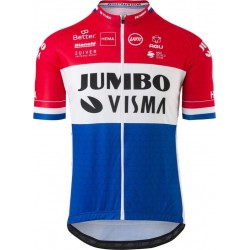 AGU Replica Nederlands Kampioen Fietsshirt Team Jumbo Visma Heren - S
