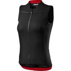 Castelli Anima 3 Fietsshirt - Maat XL  - Vrouwen - zwart/rood
