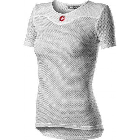 Castelli Pro Issue 2 SS  Fietsshirt - Maat M  - Vrouwen - wit/rood