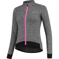 Rogelli Benice 2.0 Wielrenshirt Dames Fietsshirt - Maat L  - Mannen - grijs/zwart/roze
