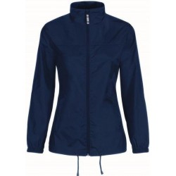 Dames regenkleding - Sirocco windjas/regenjas in het donkerblauw - volwassenen XL (42) marine